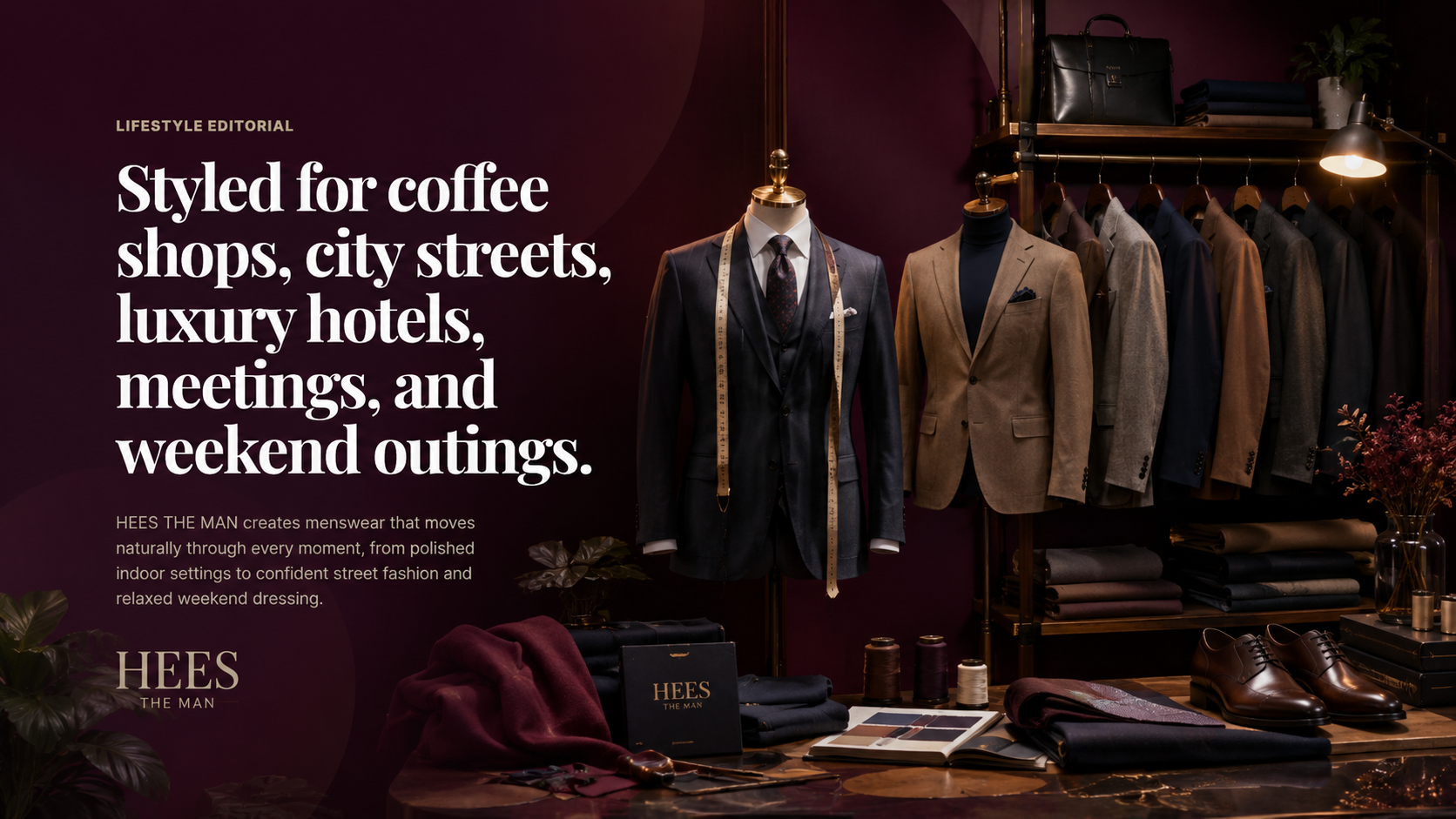 HEES THE MAN premium wholesale showroom